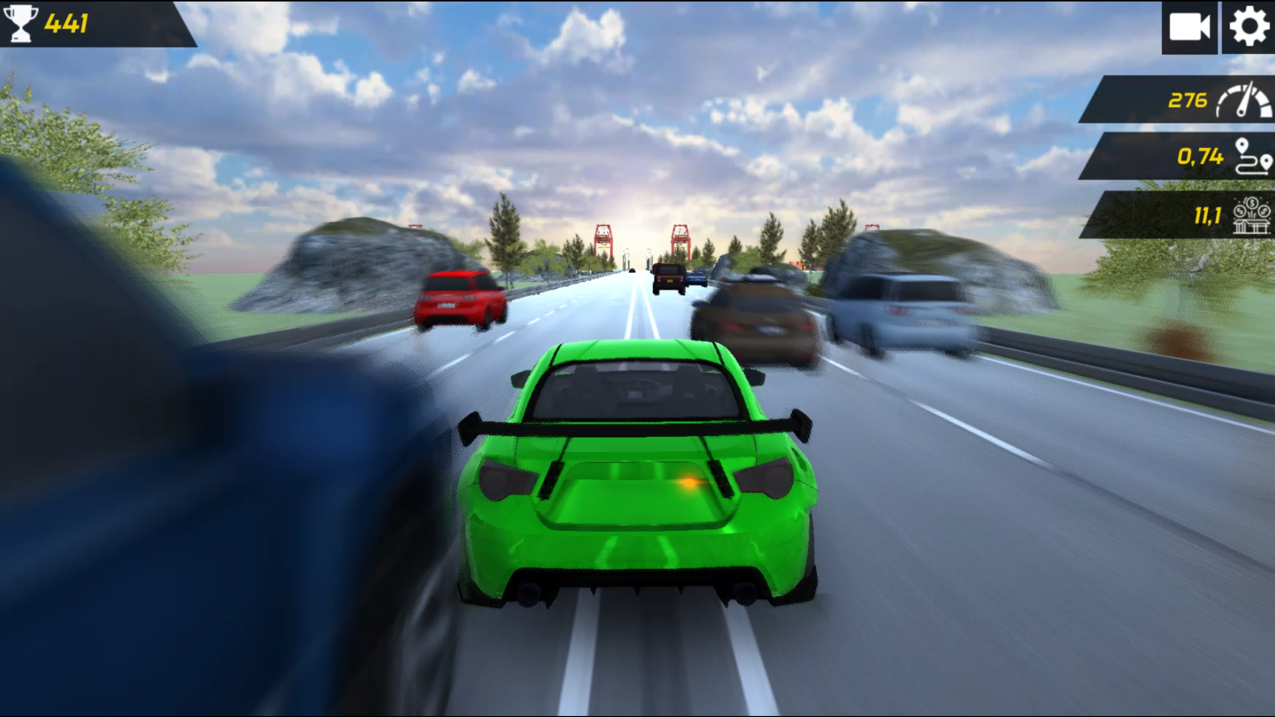 Nitro Cars Highway Race screenshot