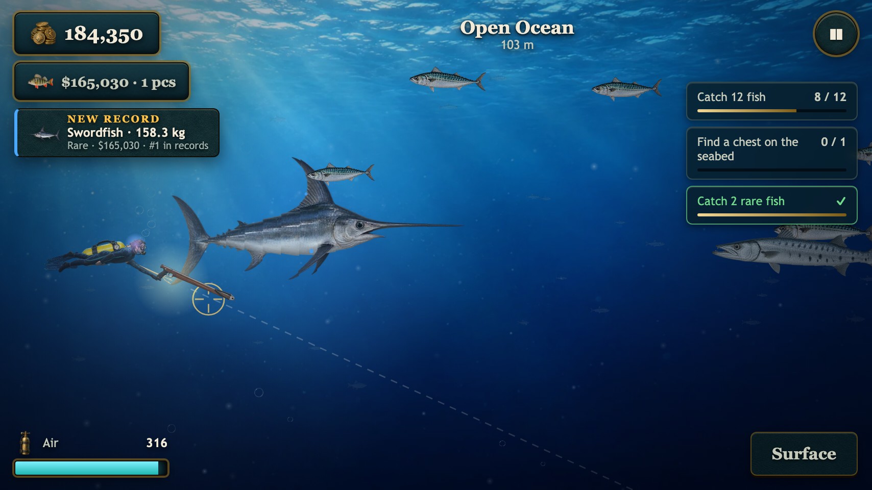 Spearfishing: Deep Sea Hunt screenshot 9