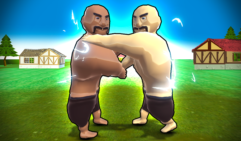 Oil Wrestling game cover