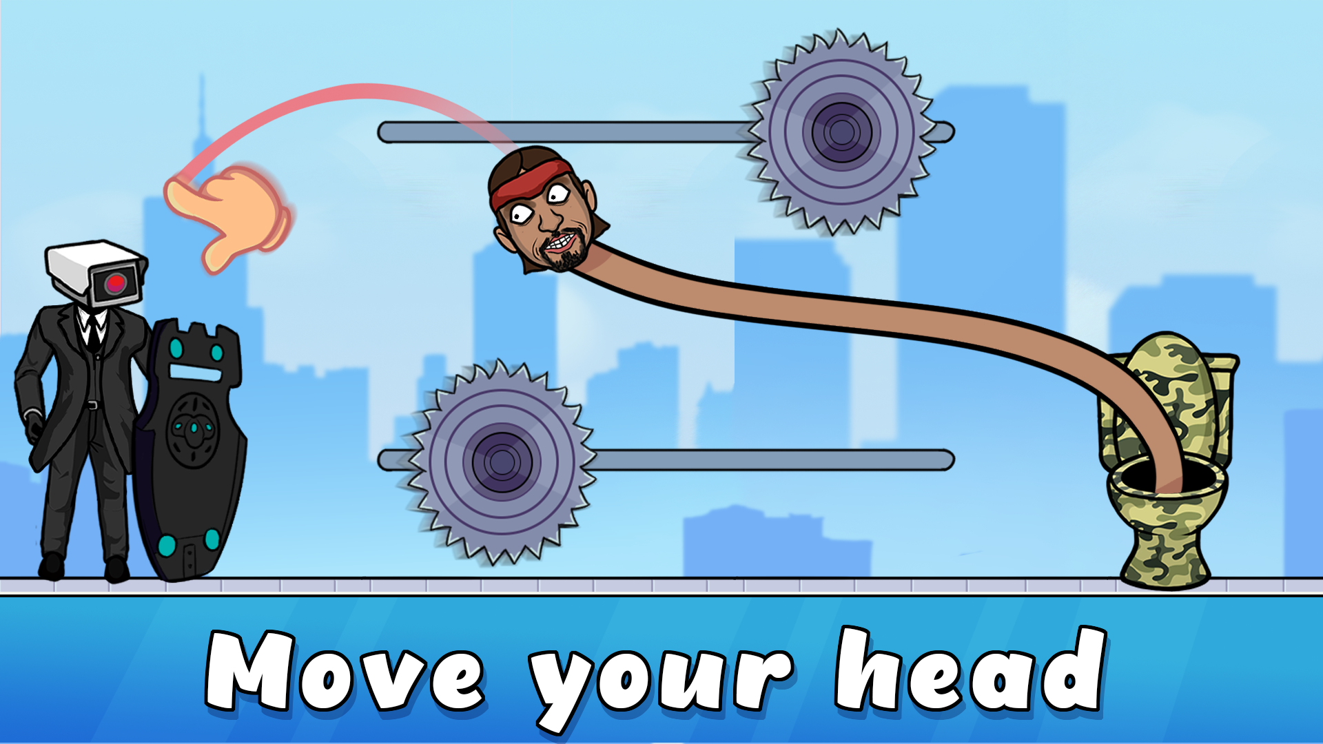 Skibidi Toilet: Move Head screenshot