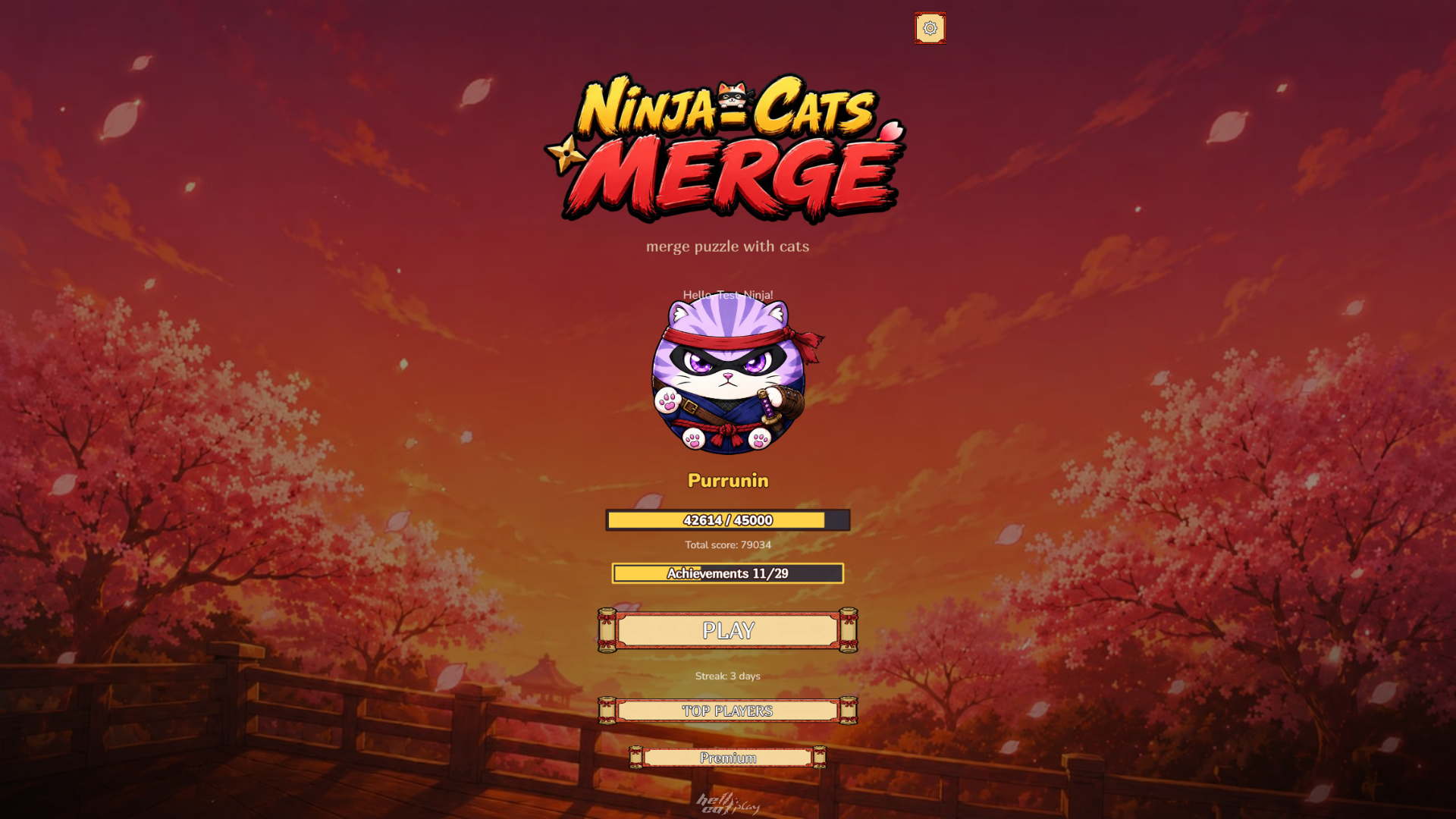 Ninja Cats: Merge — screenshot 1