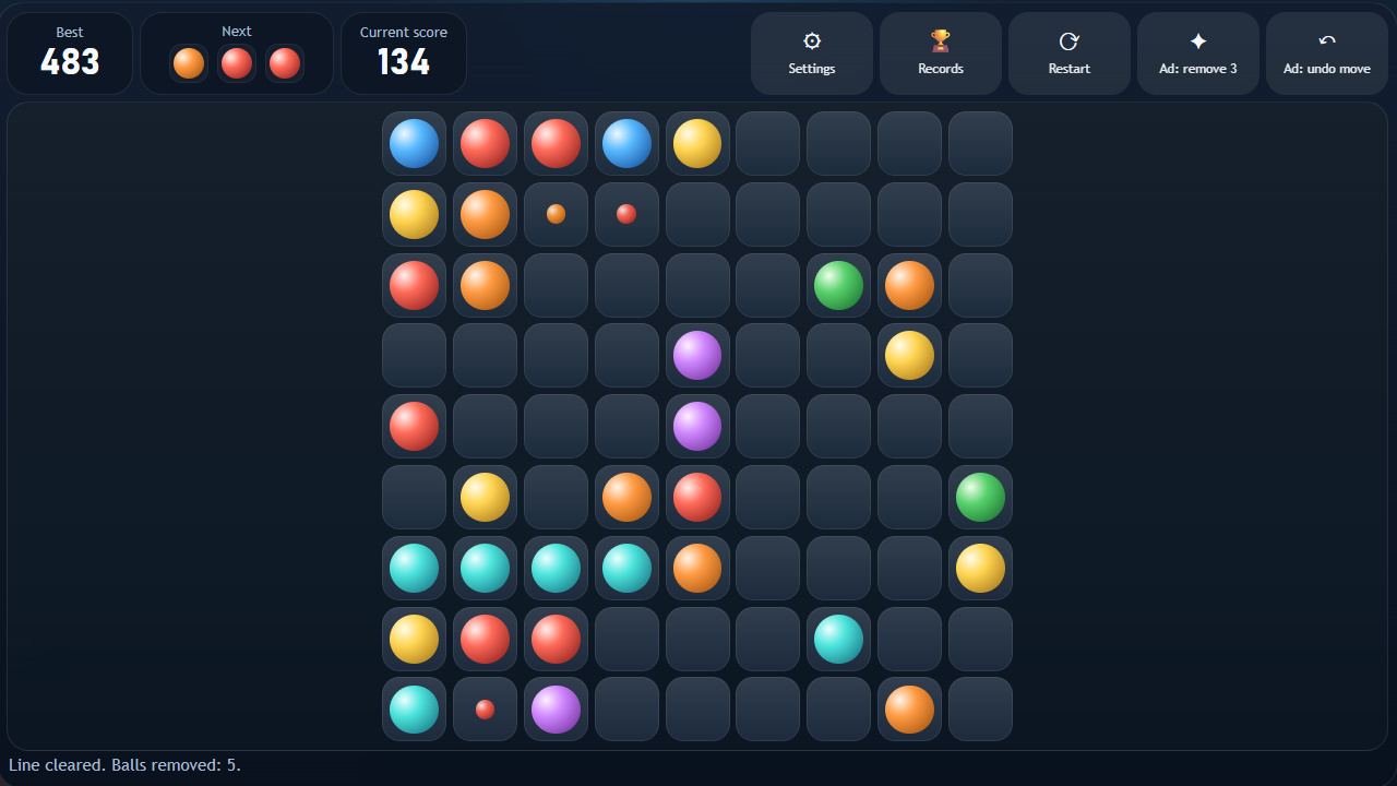 Lines 98 Classic Balls — screenshot 7
