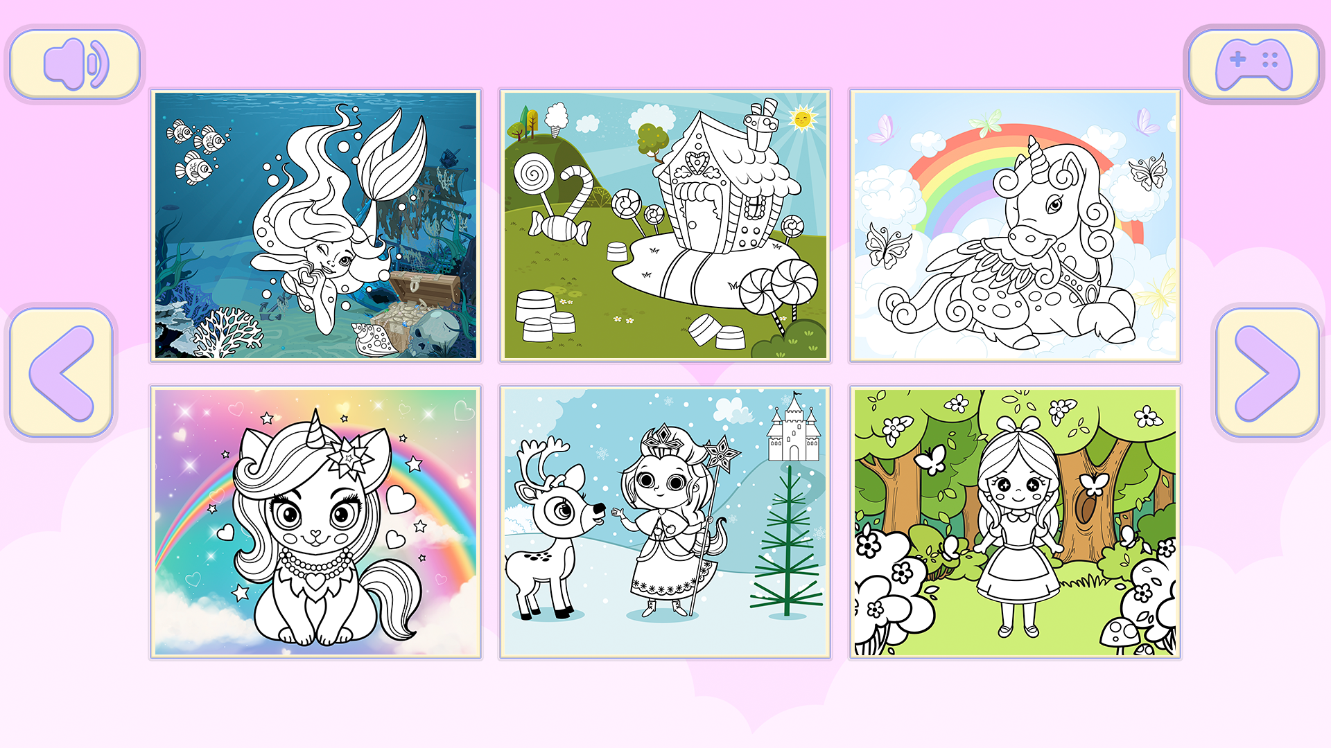 Easy Coloring Game for Girls screenshot
