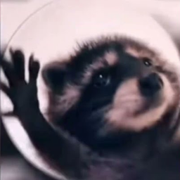 Dancing Raccoon Pedro