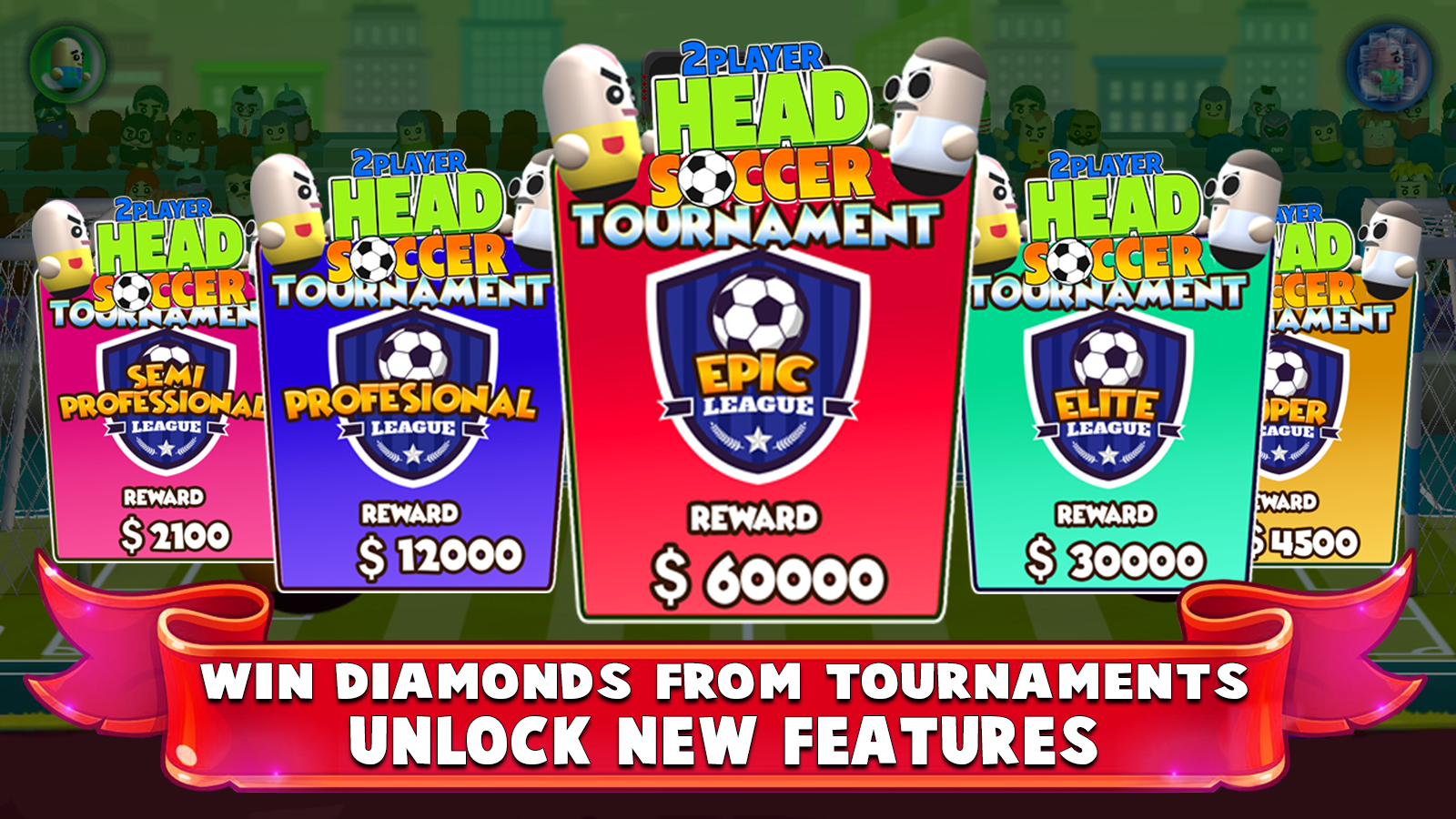 2 Player Head Soccer screenshot