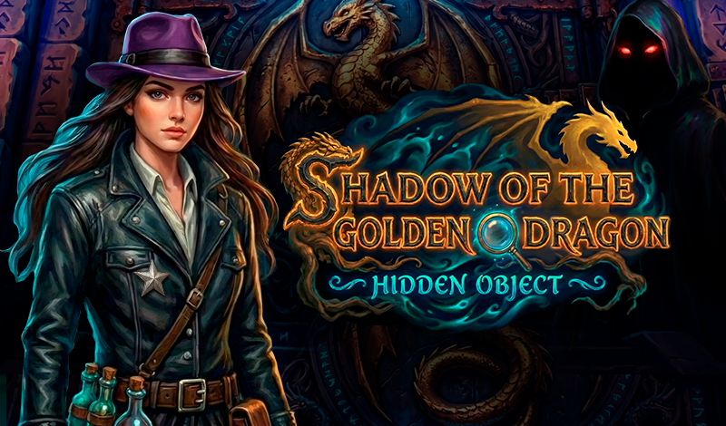 Shadow of the Golden Dragon: hidden object game cover