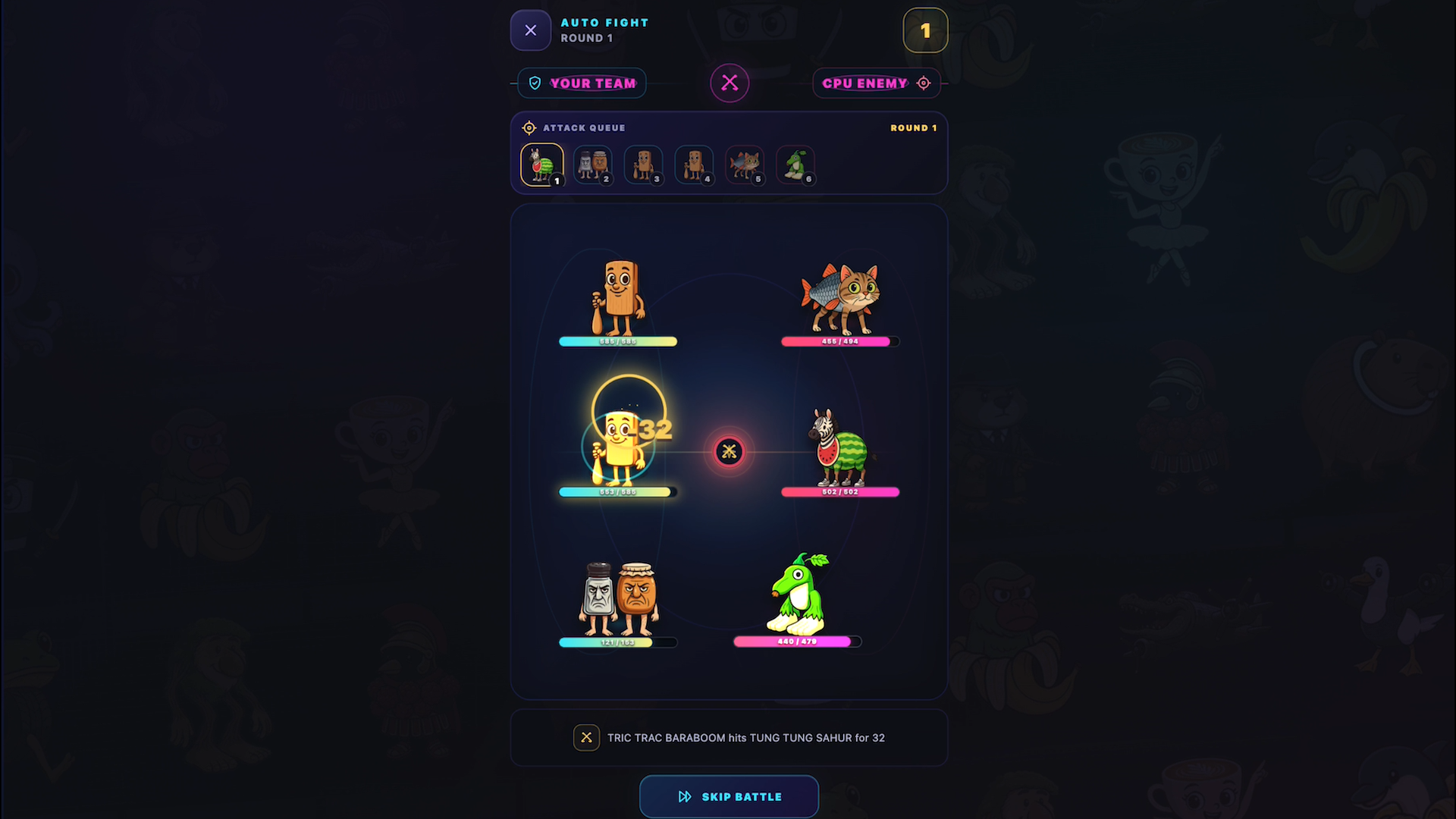 Merge Brainrots: Battle of Memes — screenshot 3