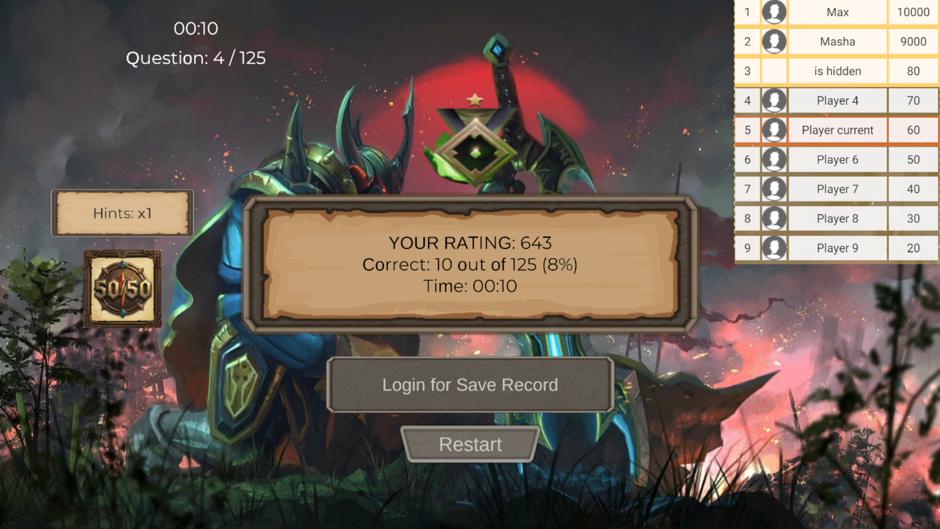 Dota 2: Quiz - Discover MMR — screenshot 1