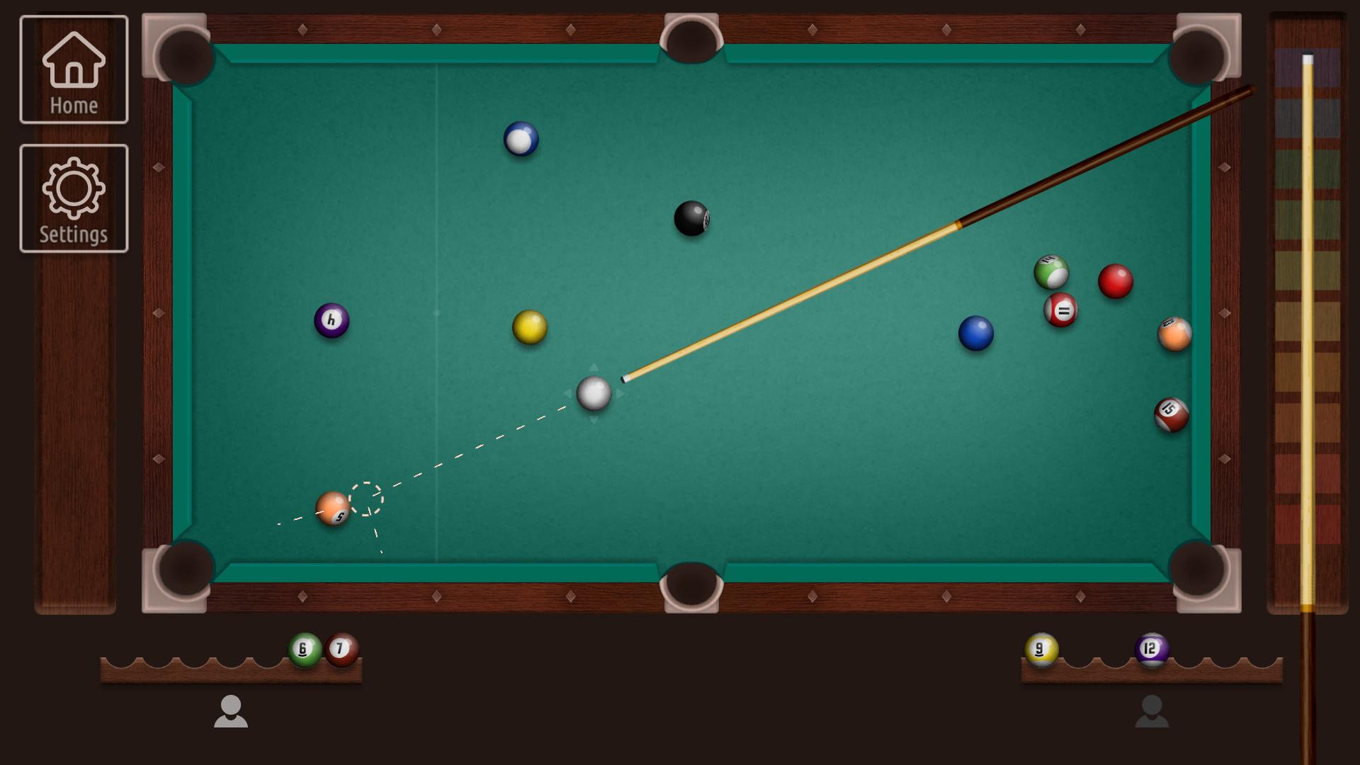 Pool (American billiards) screenshot