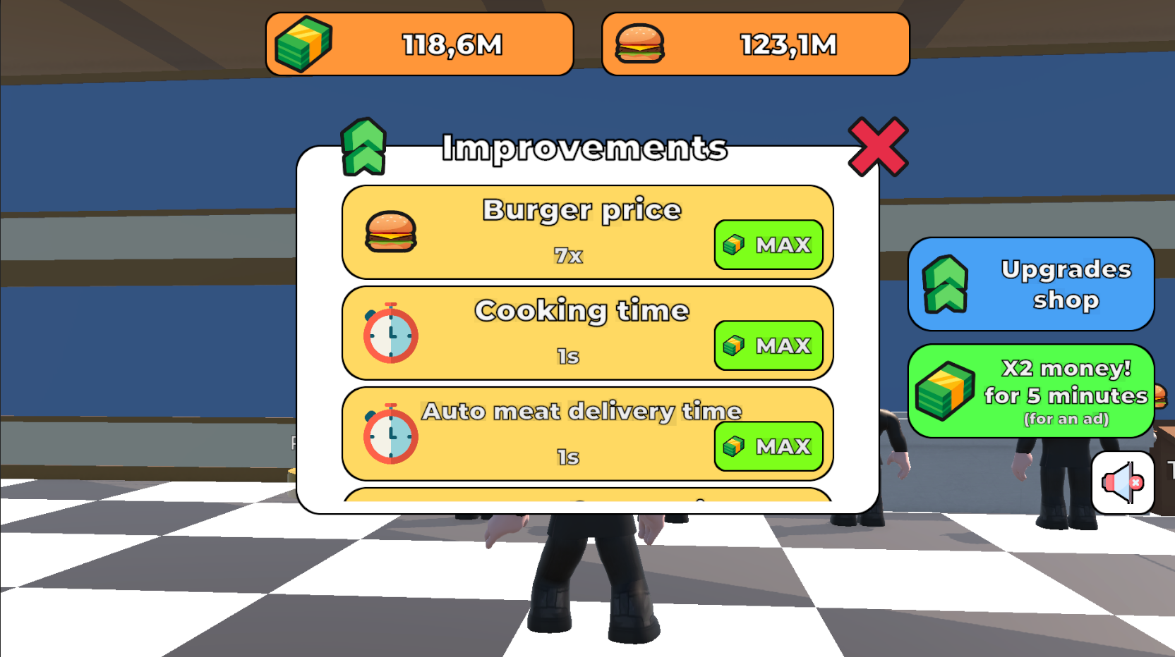 Robby tycoon: Cook and sell burgers! screenshot