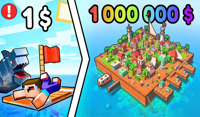 Noob Raft: Ocean Survival game cover
