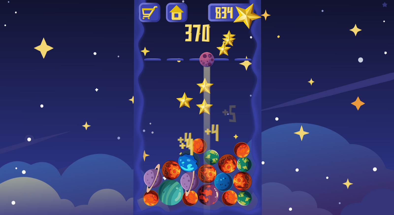 Слияние планет. Открывай космос — screenshot 1
