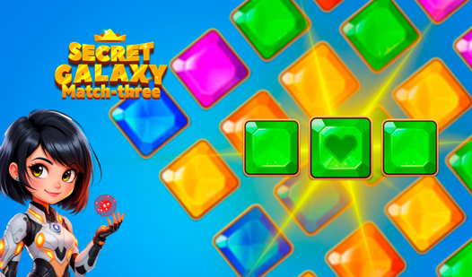 Secret Galaxy. Match-three