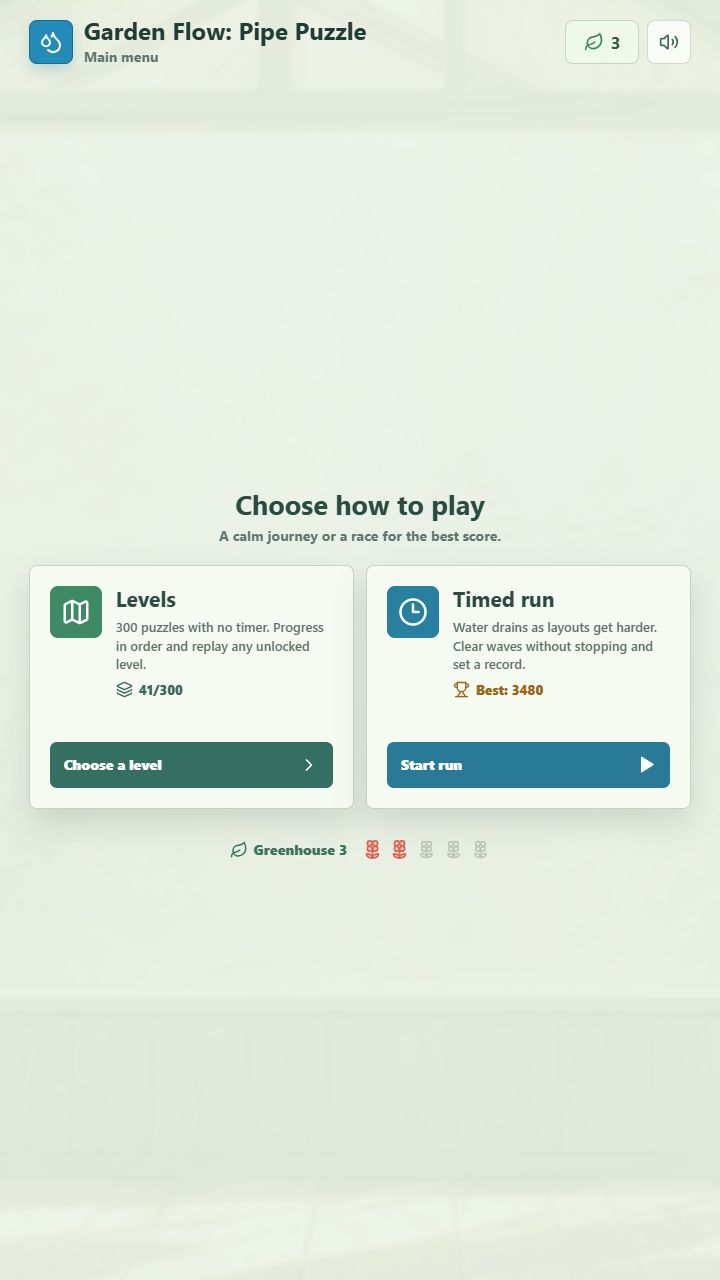 Garden Flow: Pipe Puzzle screenshot 4
