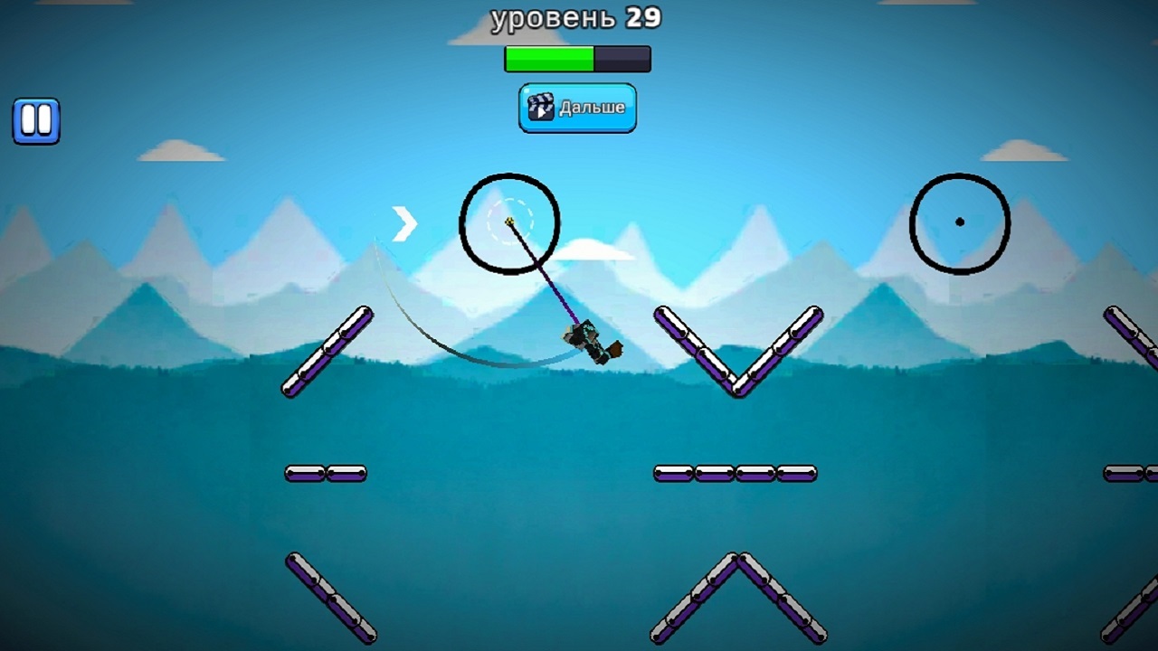 Нубик на веревке — screenshot 1