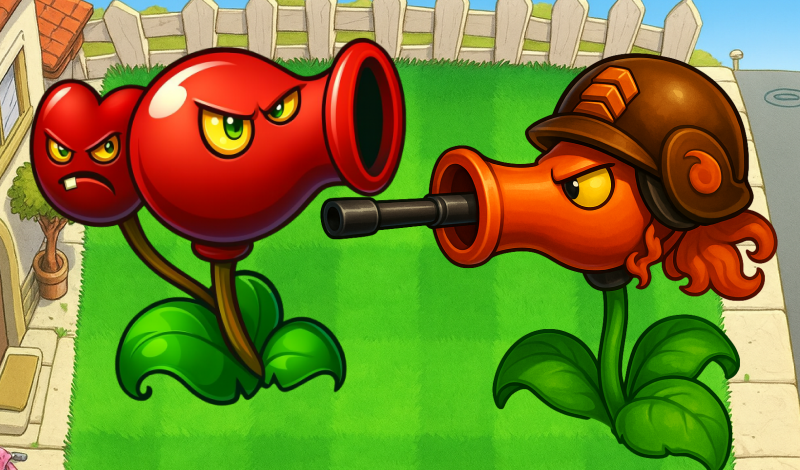 Merge hybrids from PVZ game cover