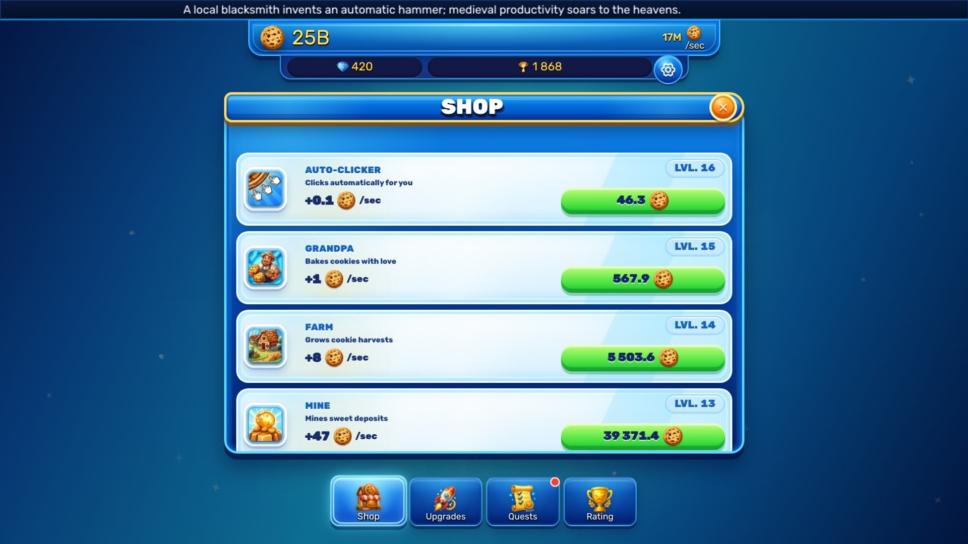 Cookie Clicker — screenshot 2