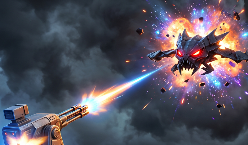 Turret vs. Drones game cover