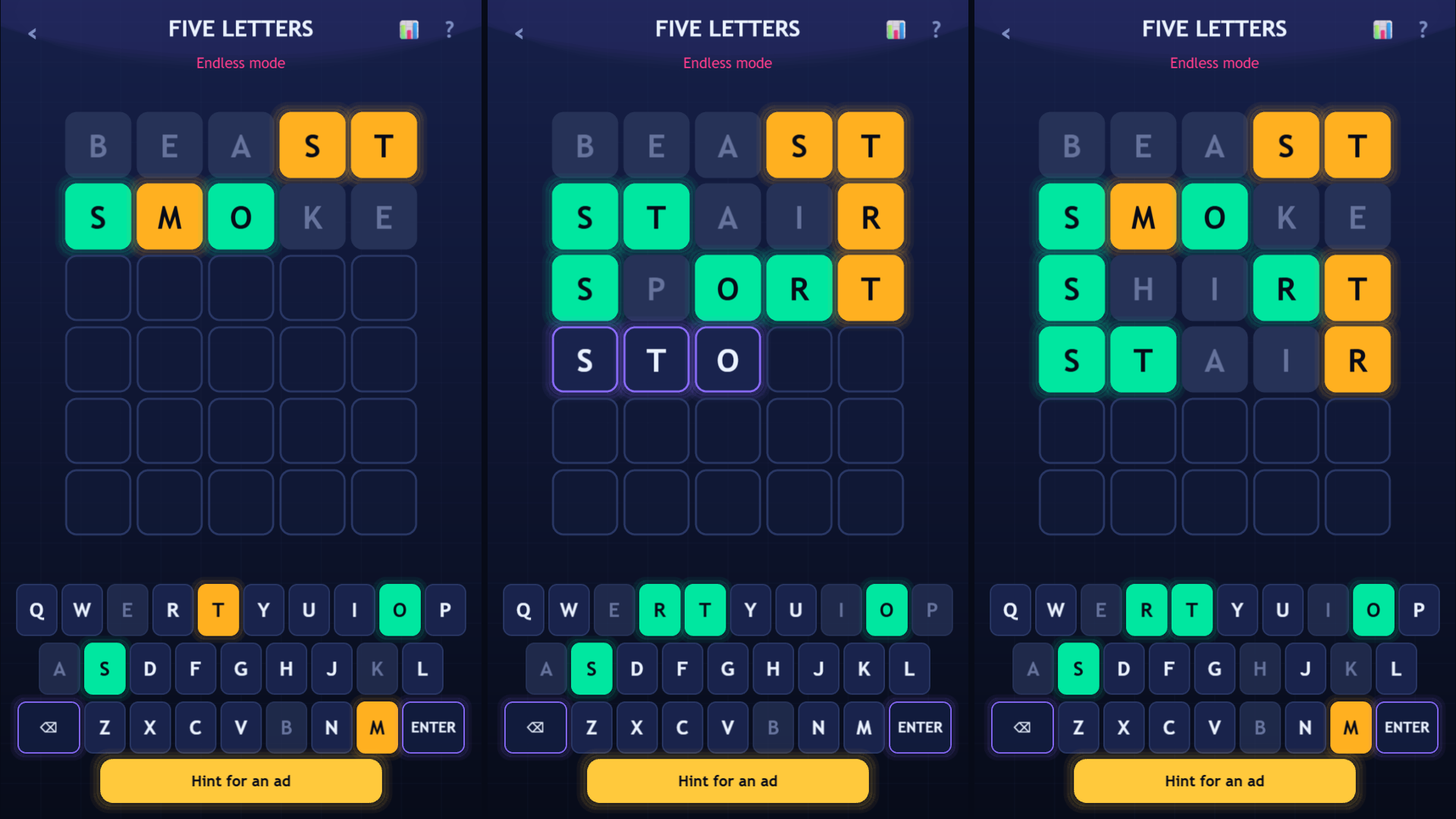 Five Letters — screenshot 2