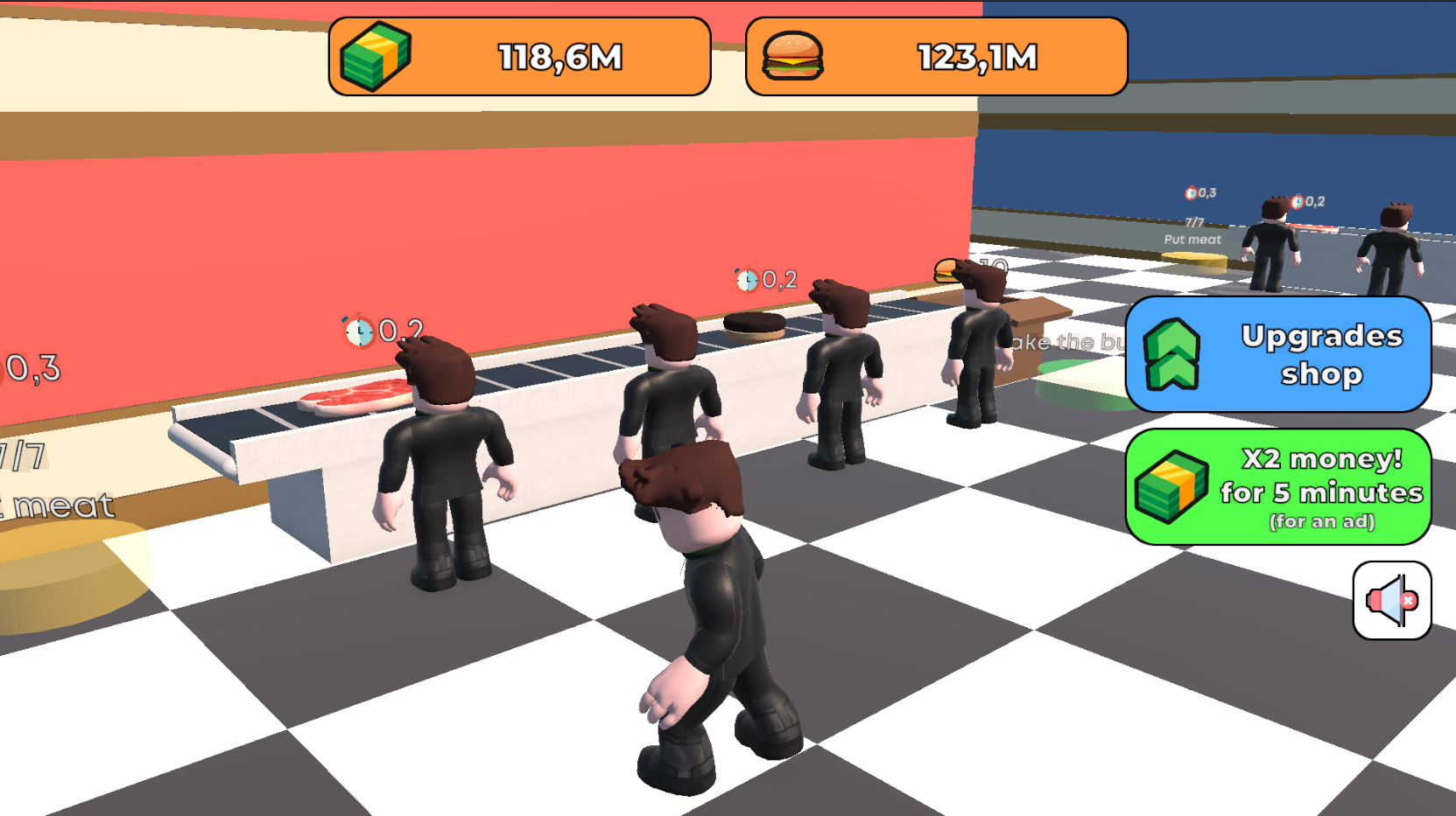 Robby tycoon: Cook and sell burgers! screenshot