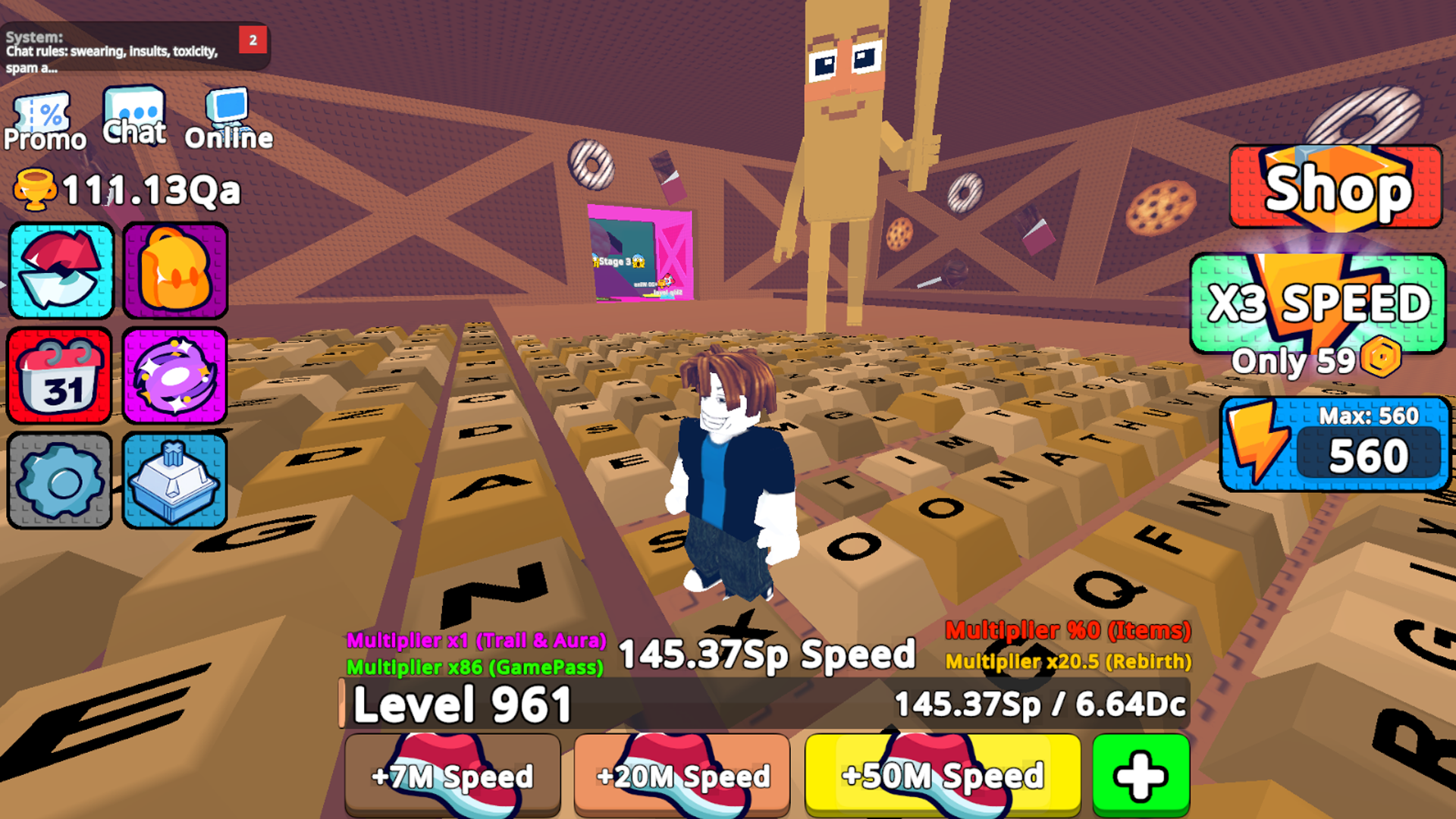 Obby: +1 Keyboard Speed Escape — screenshot 3