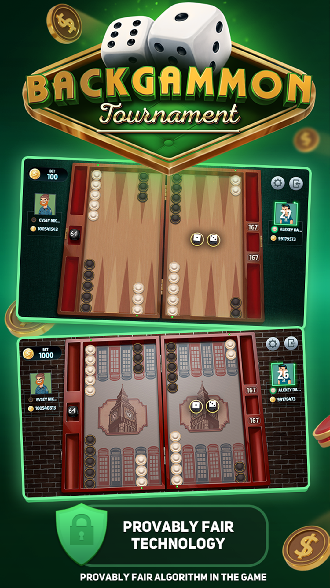 Backgammon Tournament screenshot 4
