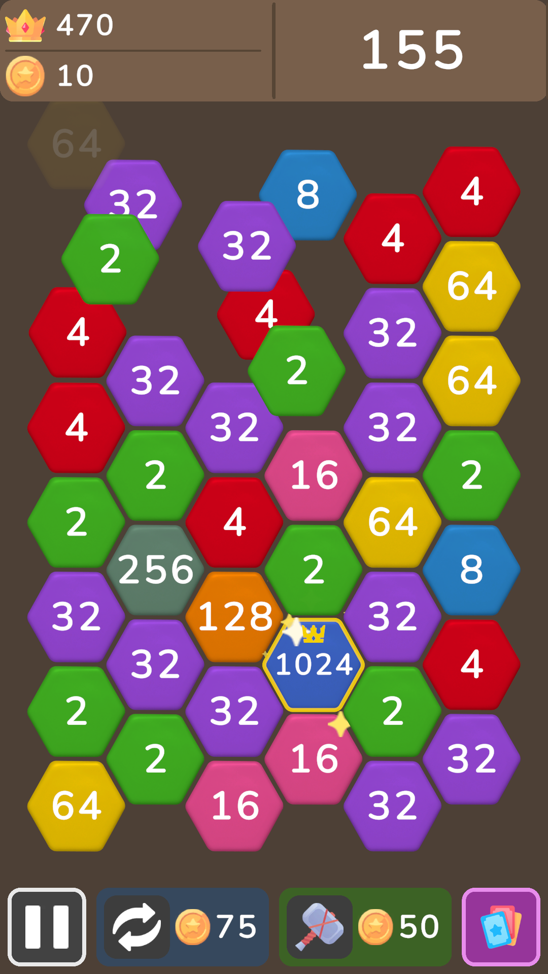 Hexa Merge 2048 screenshot 7