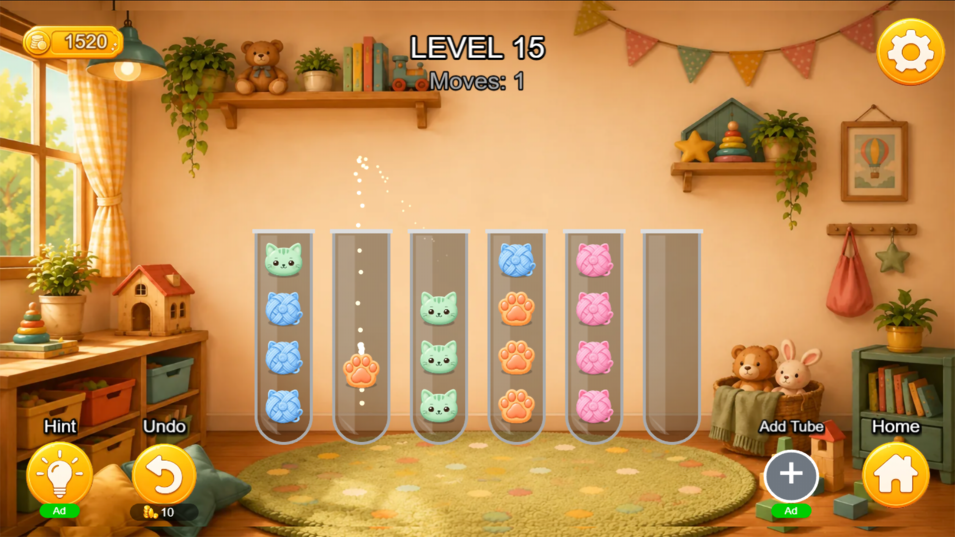 Cat Sort Puzzle — screenshot 2