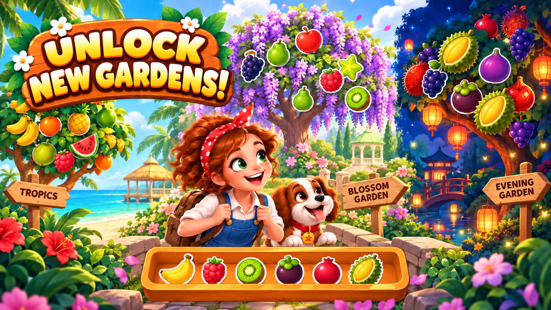Wonder Gardens: Collect the Fruits screenshot