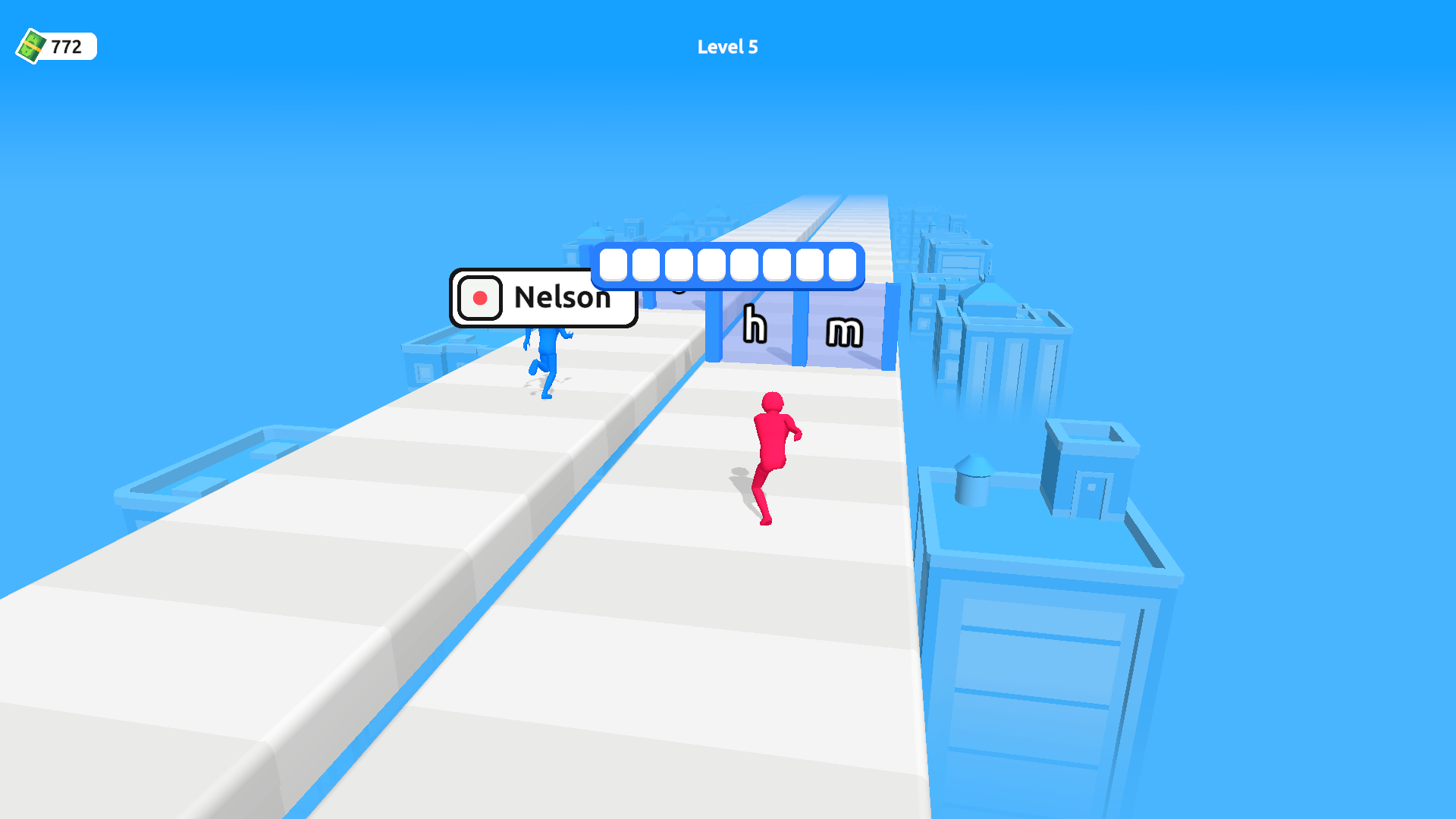 Guess the word: 3D hangman runner! — screenshot 2