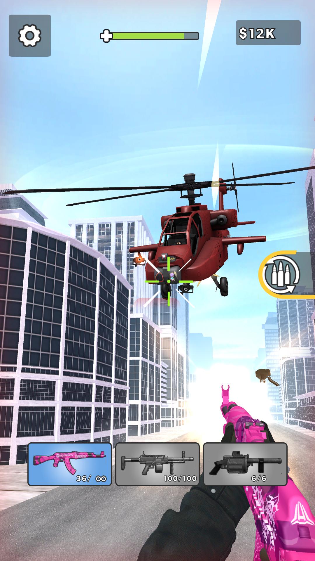 Godfather Road Chase: Realistic Shooter Guns screenshot 13