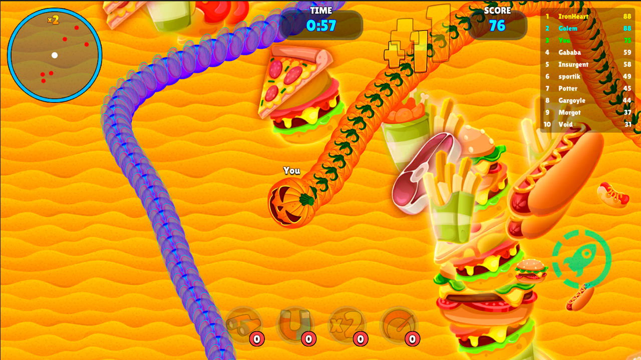 Slither io - Hunger Games of Worms Online! screenshot