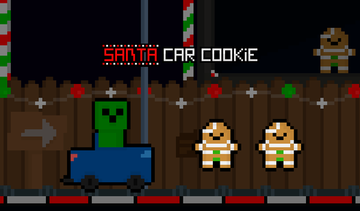 Santa Car Cookie