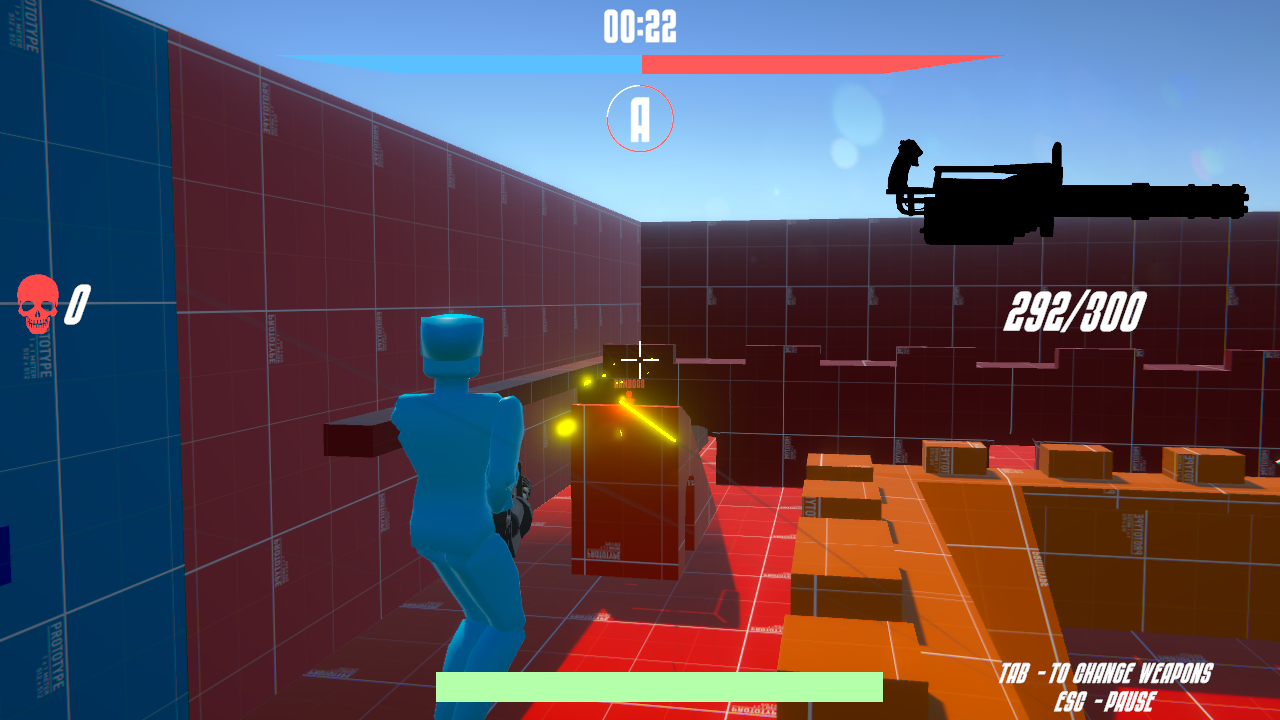 Battle of the Soldiers: Red vs Blue screenshot