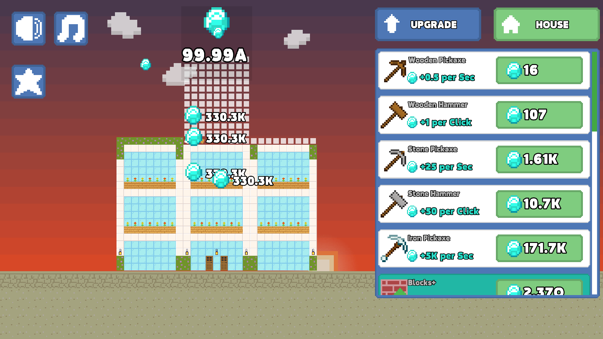 Simulator Builder Skyblock screenshot