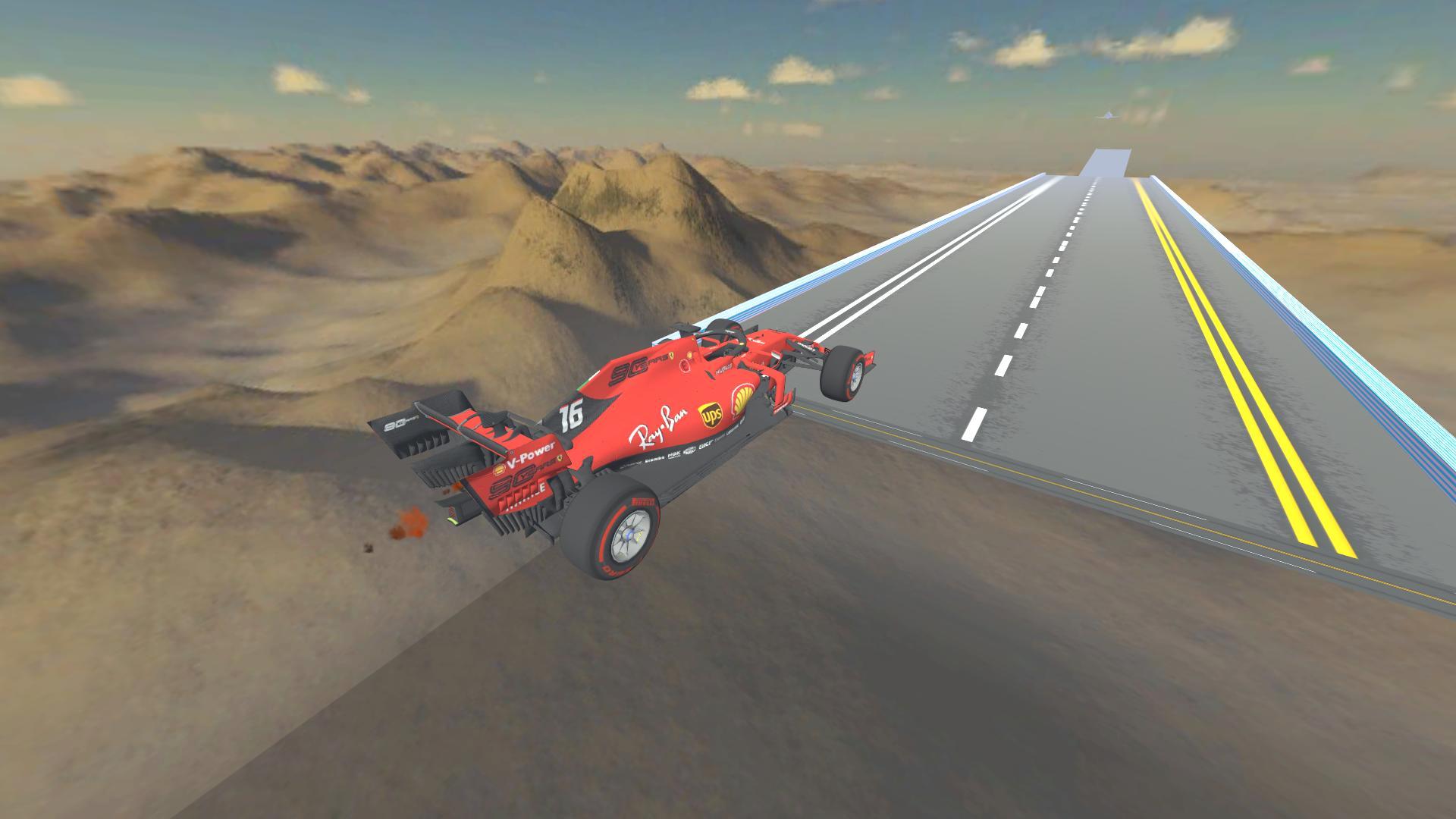 Dangerous Road. To finish line screenshot