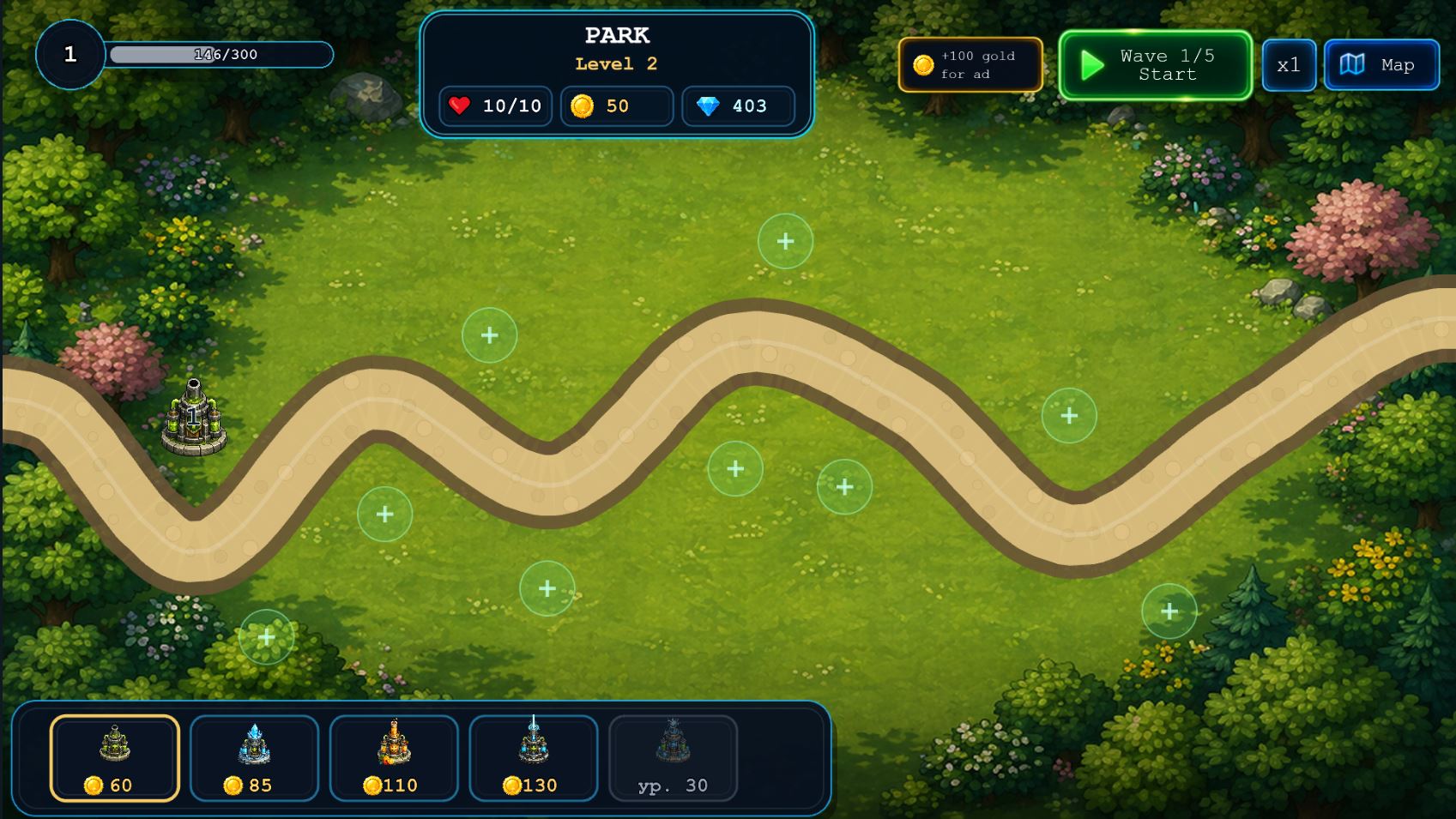 Towers against microbes — screenshot 2