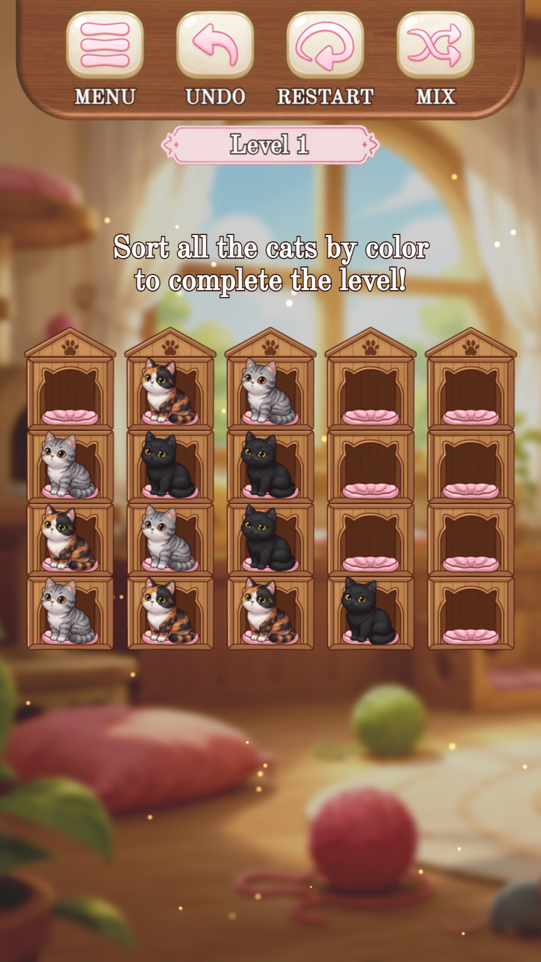 Cat Hotel - Sort the Cats! screenshot 5