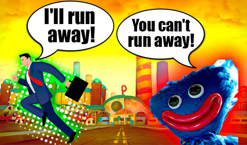 Huggy Hunter: Try to Escape! game cover