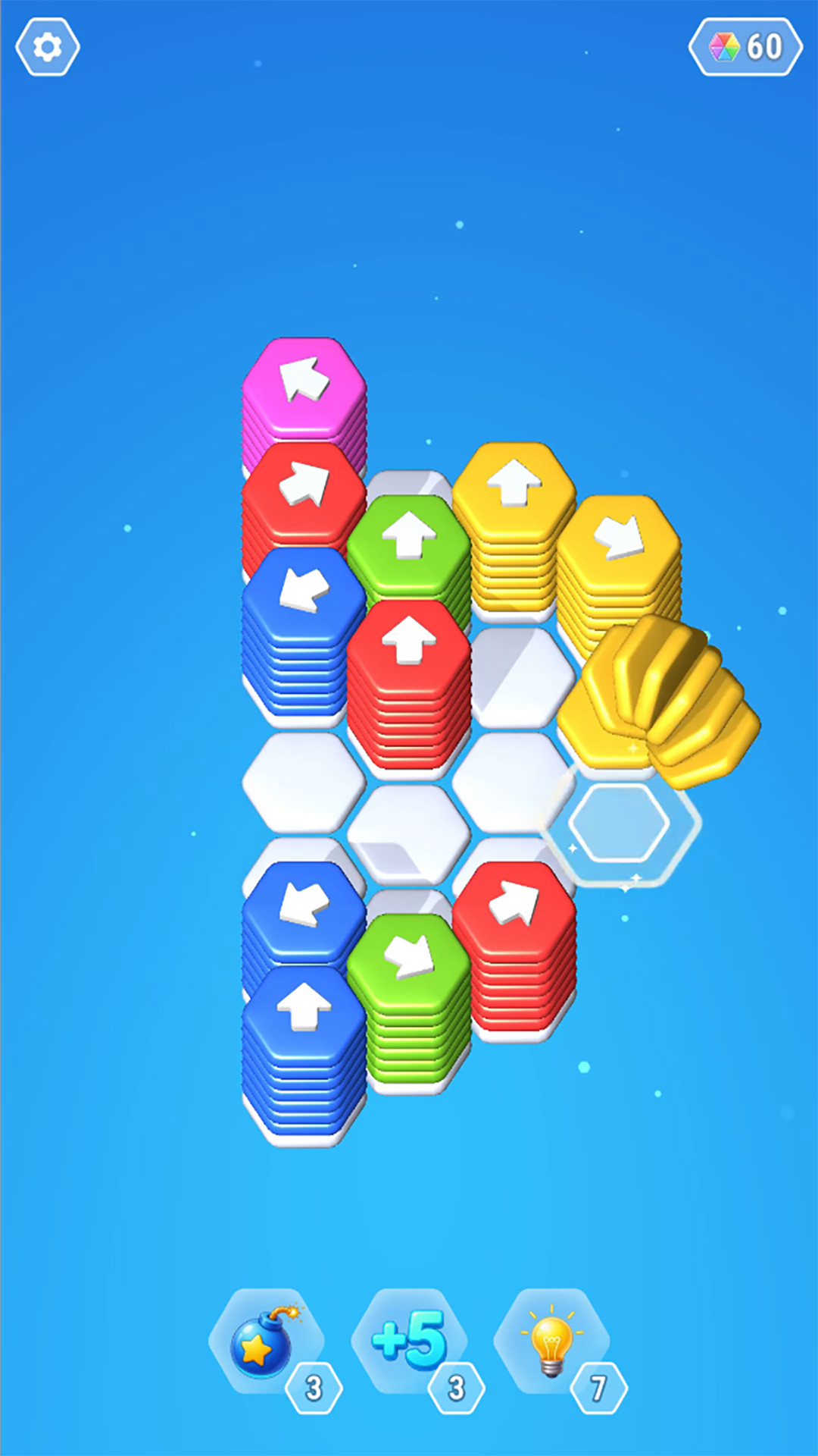 Hexa Arrows Puzzle screenshot 11