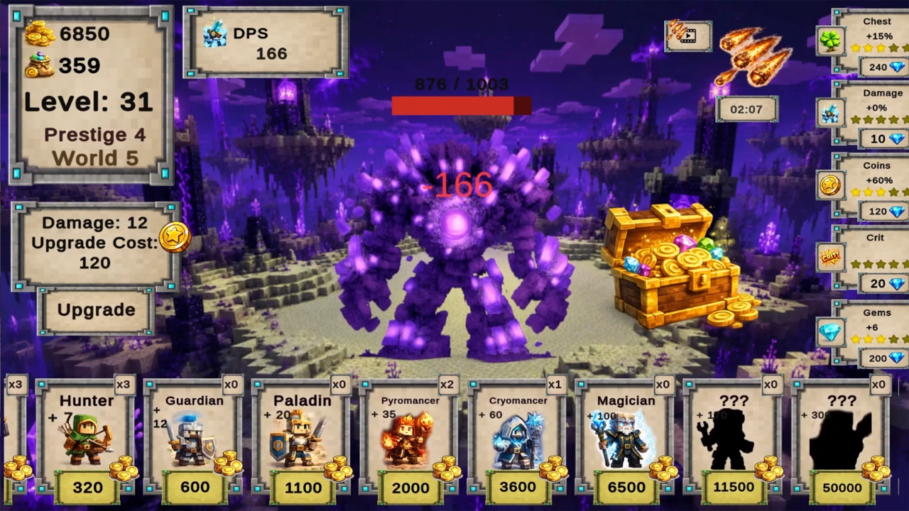 Mine Clicker: World of Adventures — screenshot 9