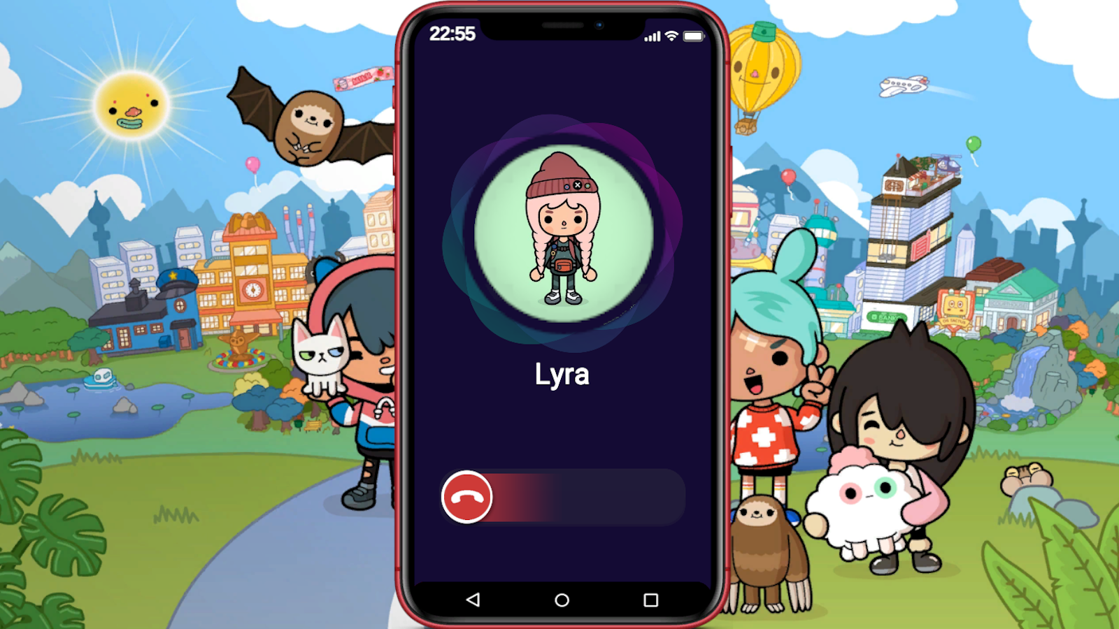 What's hidden in Rita's phone in Toca and Buca! screenshot