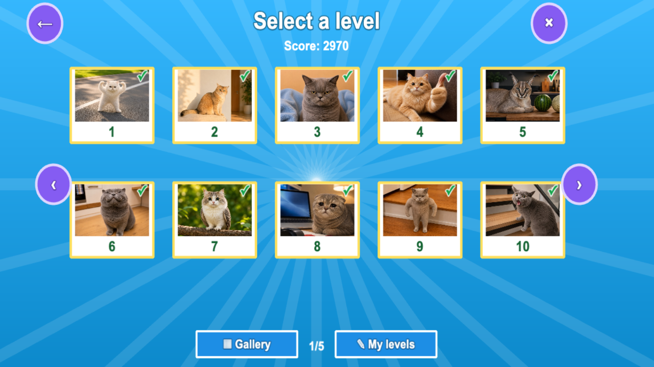 Cat Memes: Cats and Meme Puzzles! — screenshot 7