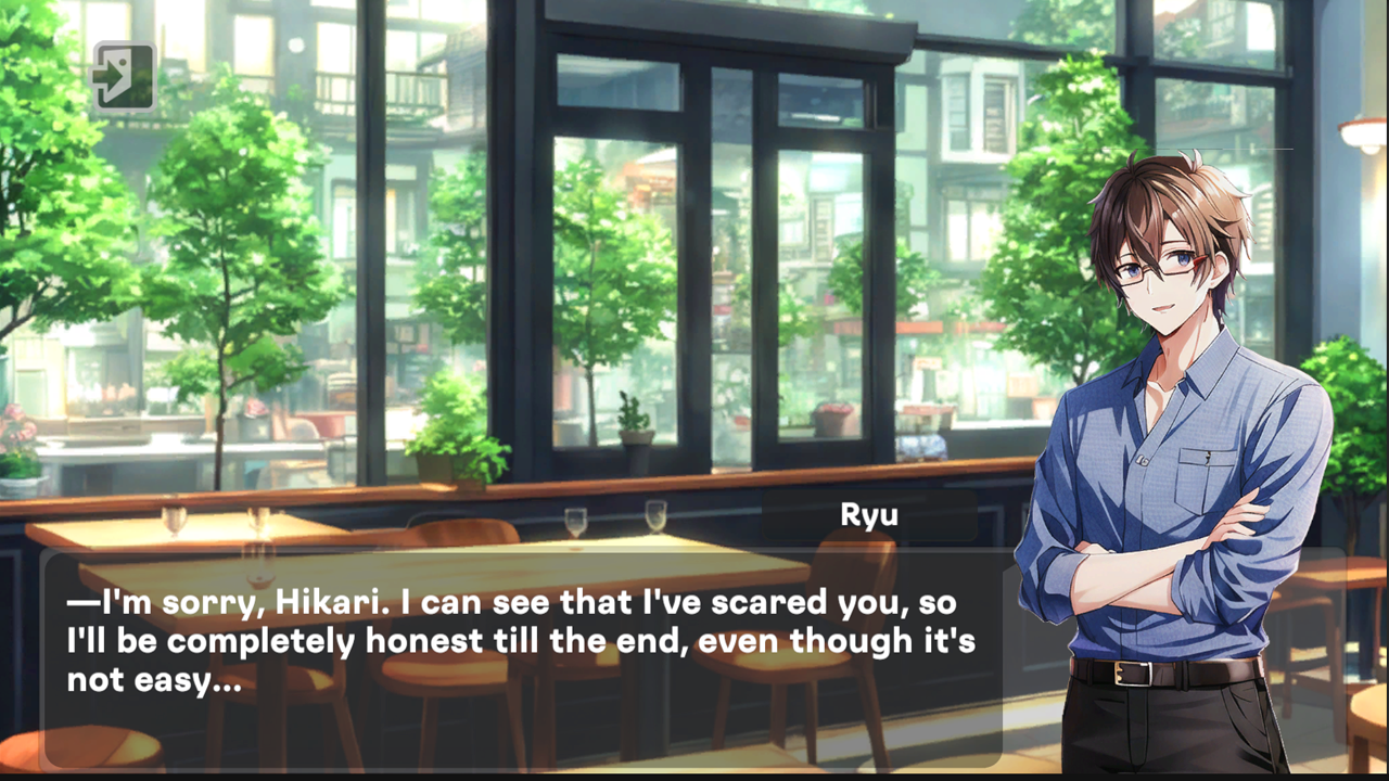 Love and Fear - anime novel screenshot