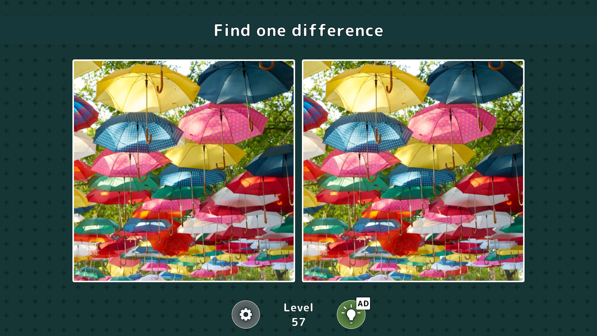 One difference — screenshot 1