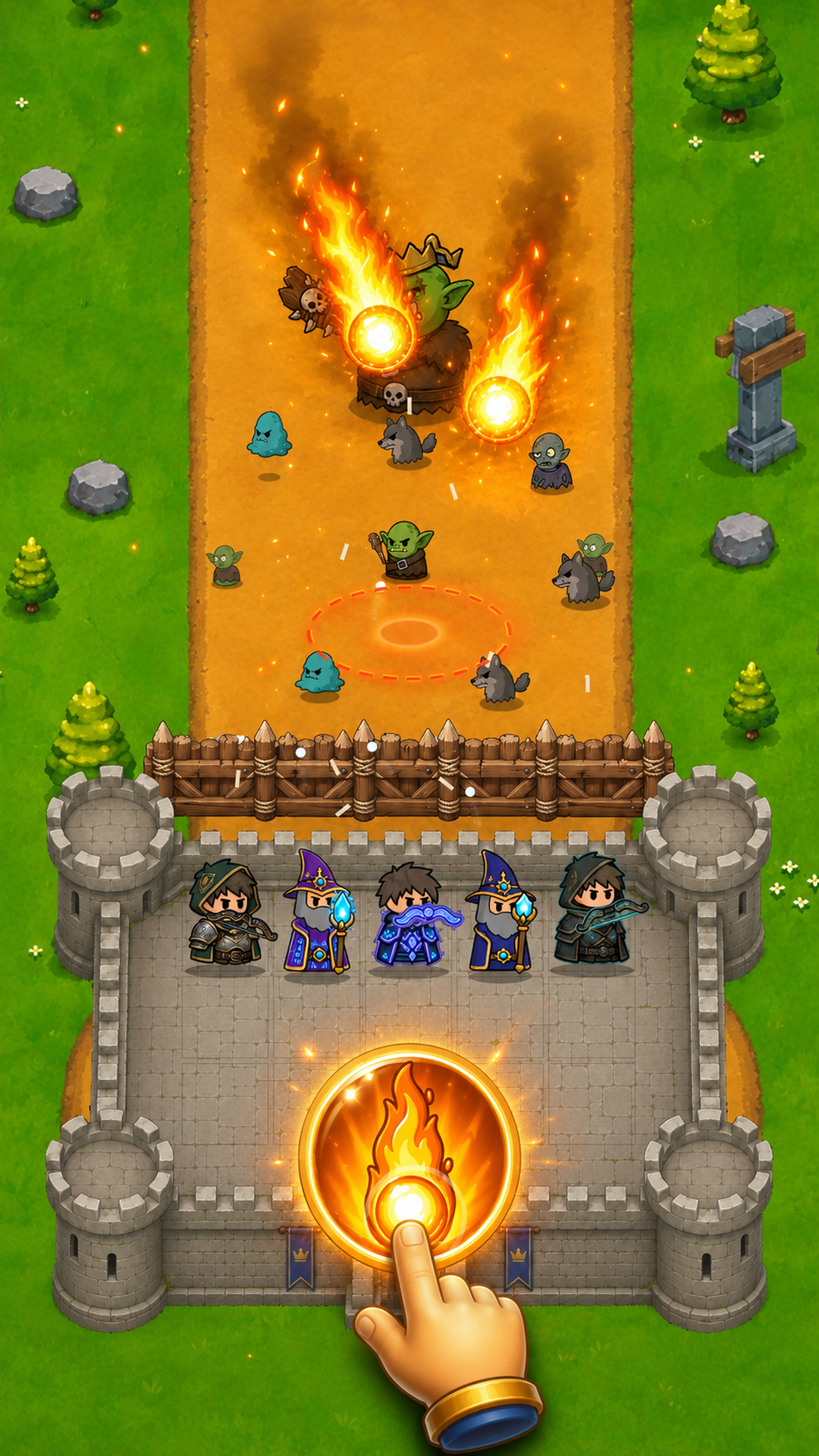 Merge Defense: Army Behind the Wall screenshot 6