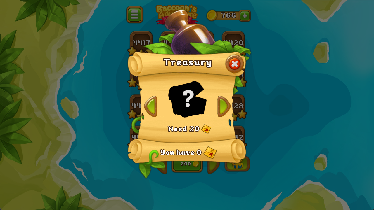 Raccoon's Adventure The Pirate Island screenshot