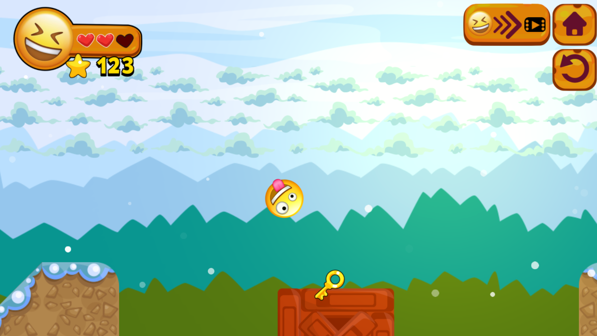 Laughing Ball: Red and Blue Bouncer screenshot