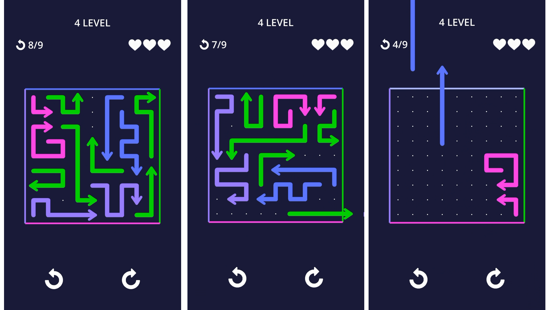 Arrows: Neon Puzzle — screenshot 1