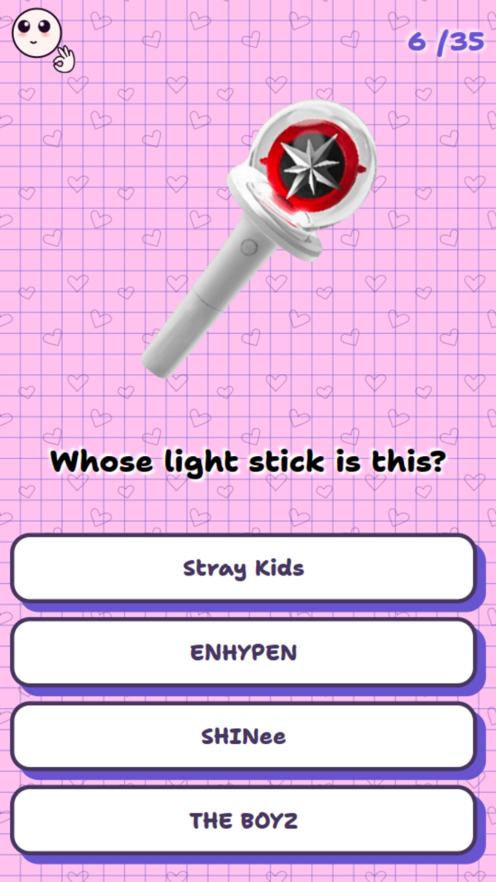 k-pop exam screenshot 4